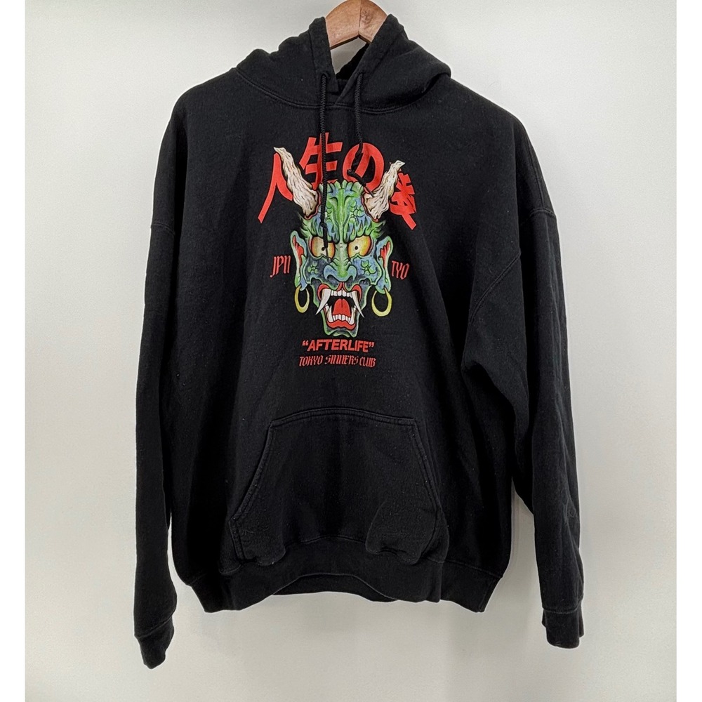 Tillys CVLA Hoodie Men's XL Oni Mask Tokyo Sinners Club Afterlife